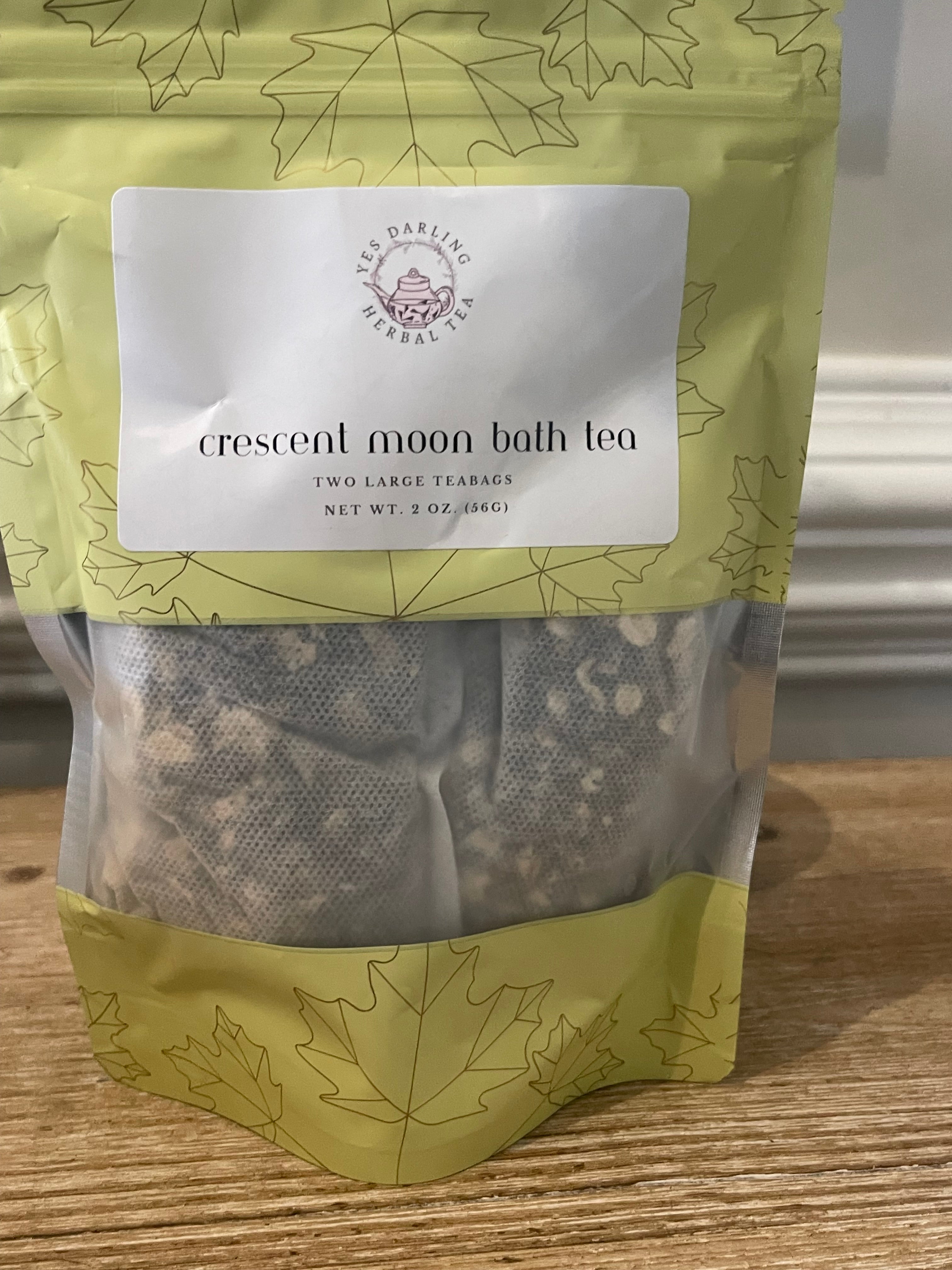 Crescent Moon Bath Tea – Calming Oatmeal Blend for Skin & Relaxation