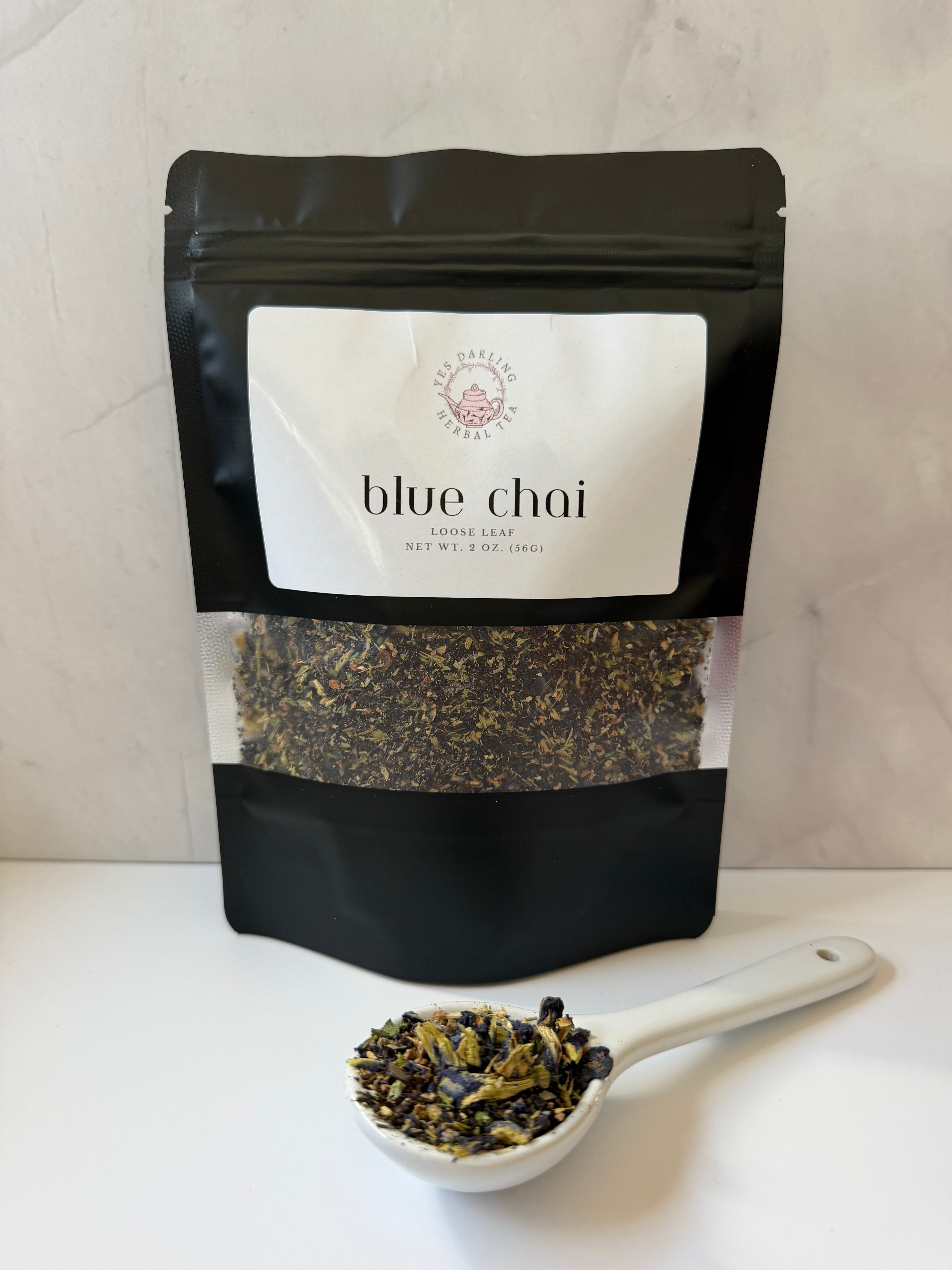Blue Chai - Spiced Black Tea with Butterfly Pea Flower