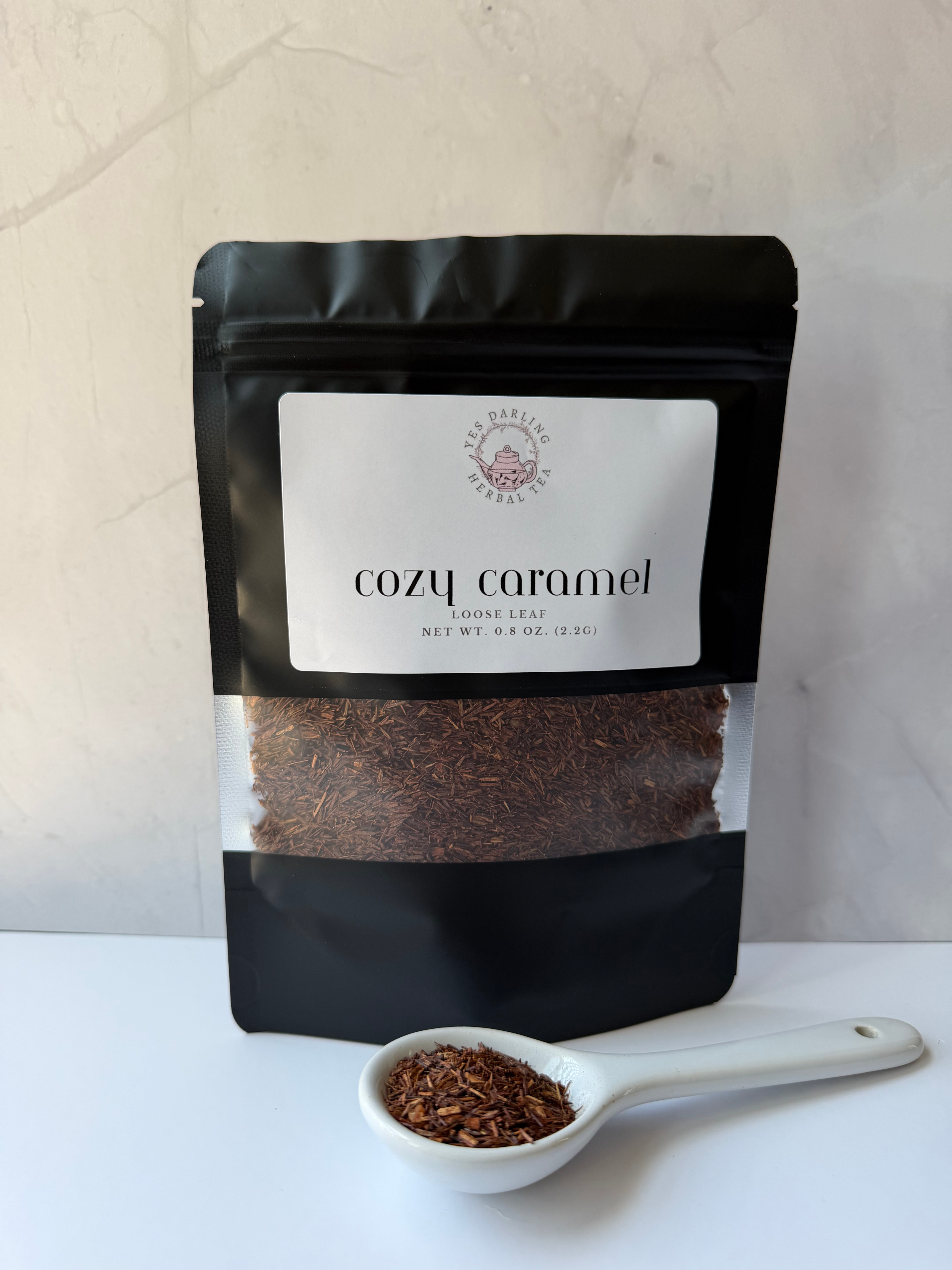 Cozy Caramel – Caffeine-Free Herbal Blend with Vanilla & Caramel