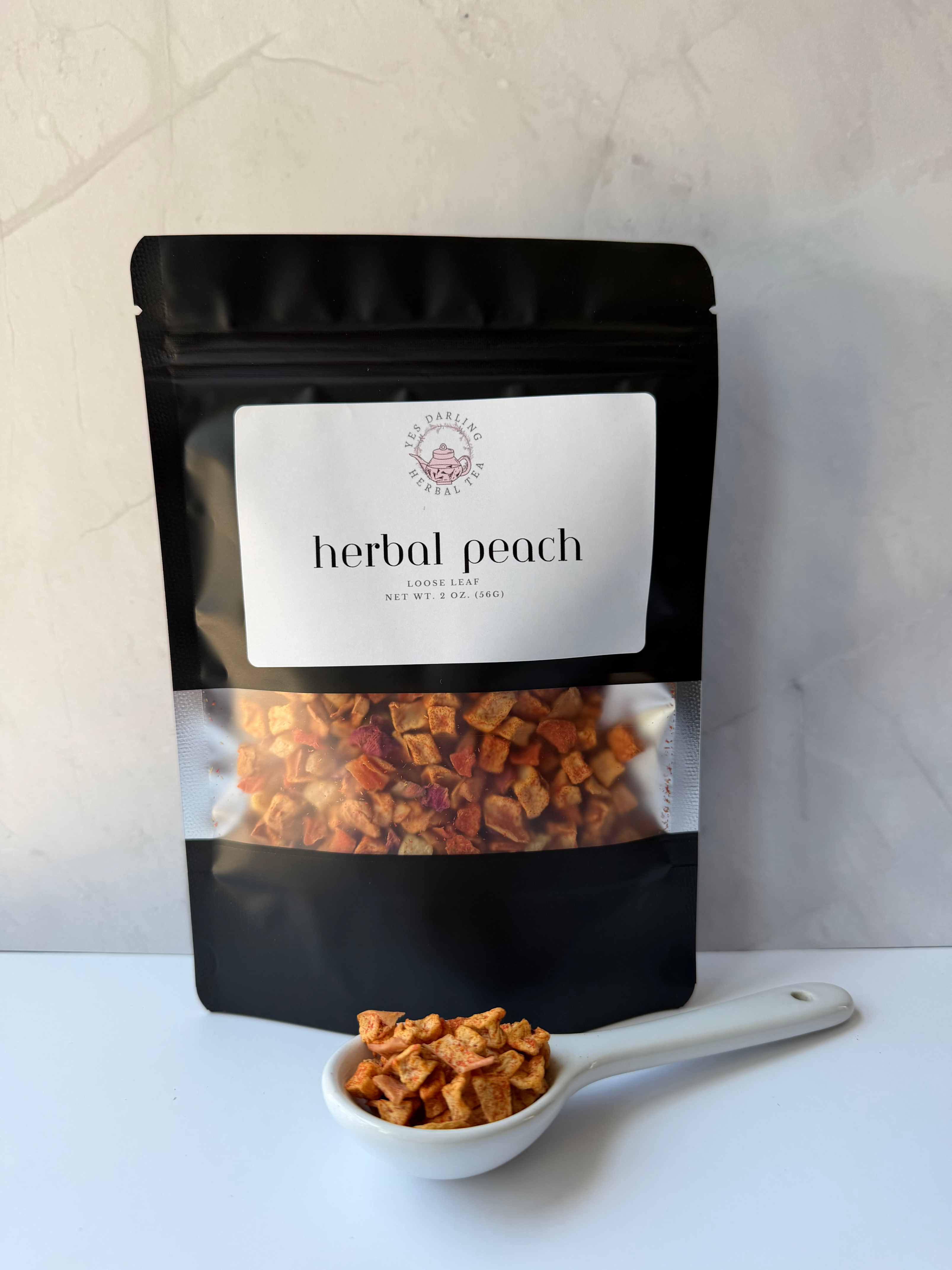 Herbal Peach – Caffeine-Free Peach Dessert Herbal Tea