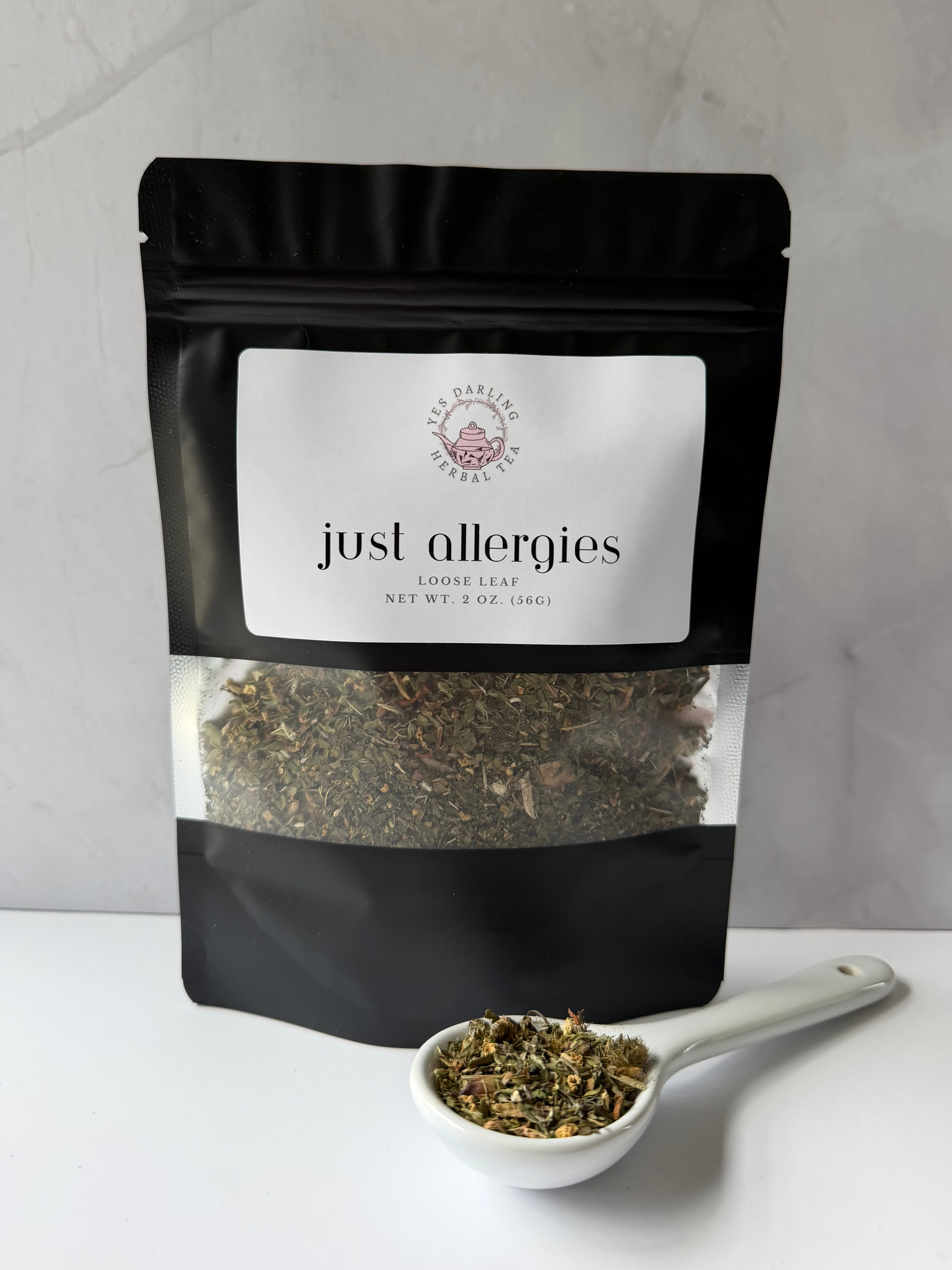 Just Allergies – Caffeine-Free Herbal Tea for Natural Allergy Relief