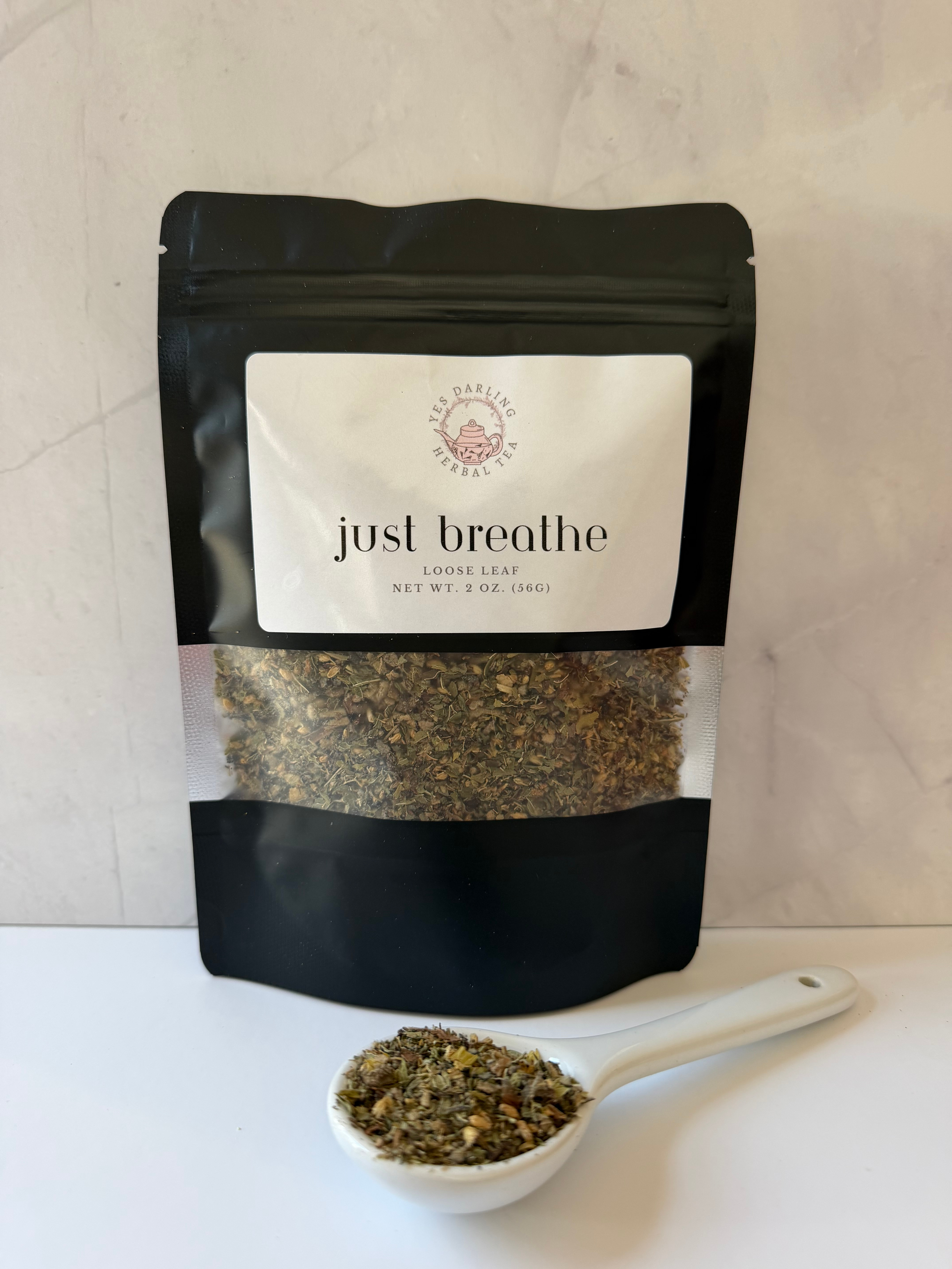 Just Breathe – Caffeine-Free Herbal Tea for Respiratory Support